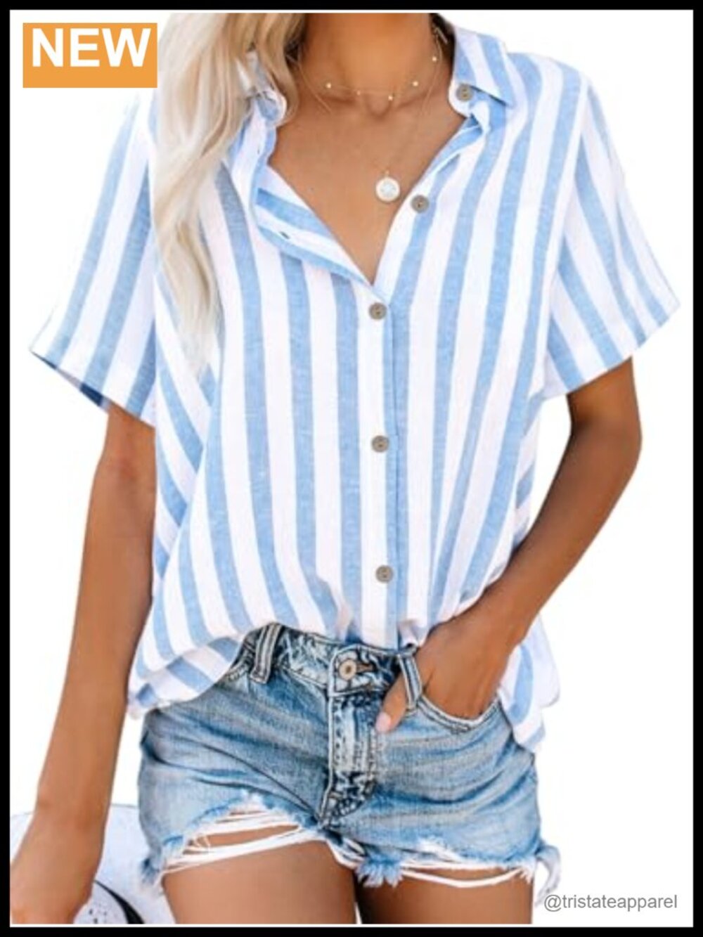 Women's Linen Short Sleeve Button Down Shirt Casual Summer Cowgirl Western